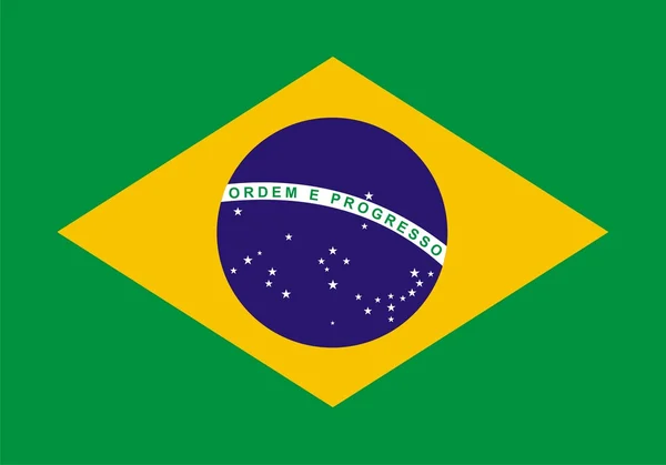 Flag of Brazil — Stock Photo, Image