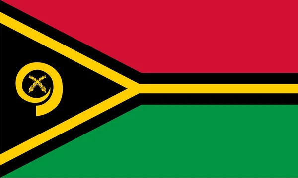 Flagge von vanuatu — Stockfoto