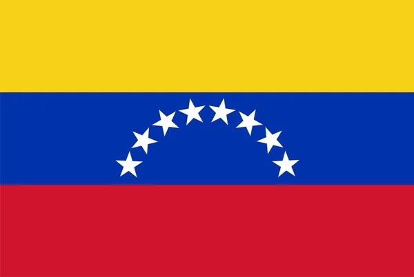 Bandeira de venezuela — Fotografia de Stock