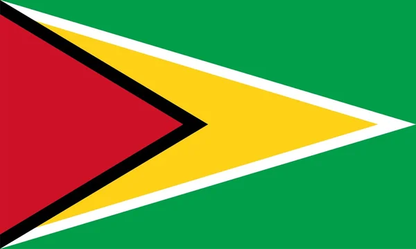Bandera de Guyana — Foto de Stock