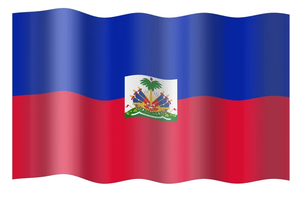 Σημαία Αϊτής — Φωτογραφία Αρχείου