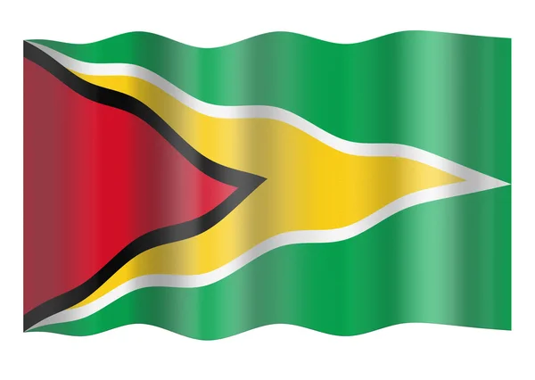 Guyanas flagg — Stockfoto