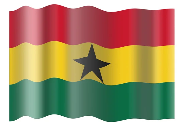 Bandiera del Ghana — Foto Stock