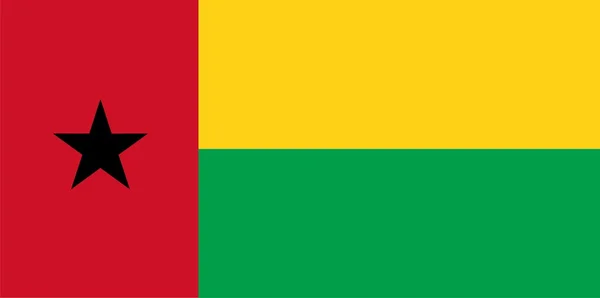 Guinea-Bissaun lippu — kuvapankkivalokuva