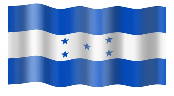 Honduras flagga — Stockfoto
