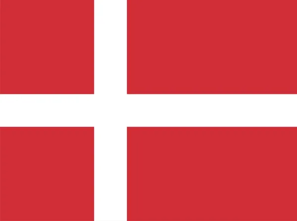 Прапор Данії — стокове фото