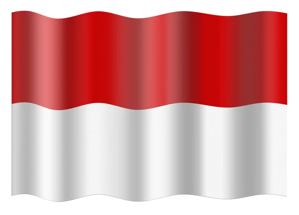 Indonézia zászló — Stock Fotó