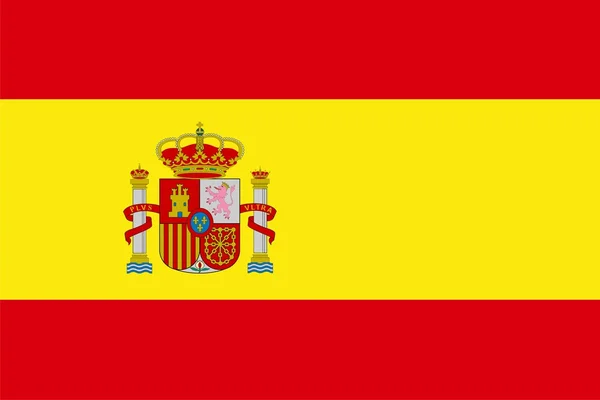 스페인 국기. — 스톡 사진