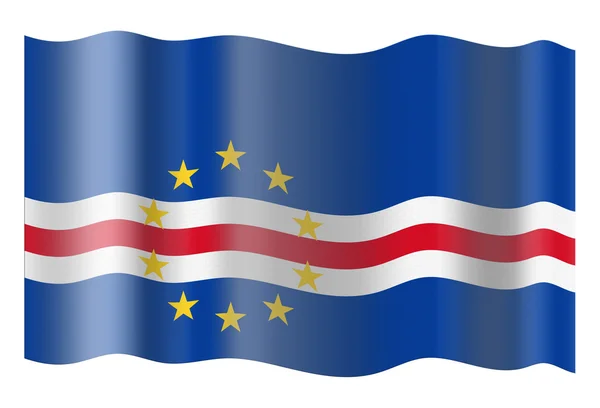 Flag of Cabo Verde — Stock Photo, Image