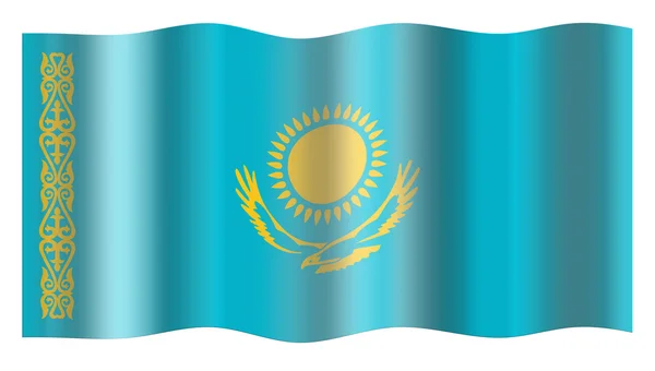 Bandeira da República do Cazaquistão — Fotografia de Stock