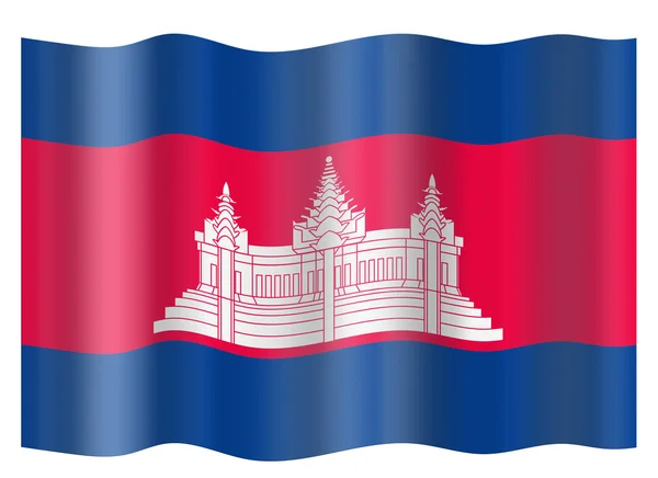 Bandiera della Cambogia — Foto Stock