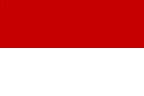 Indonesien flagga — Stockfoto