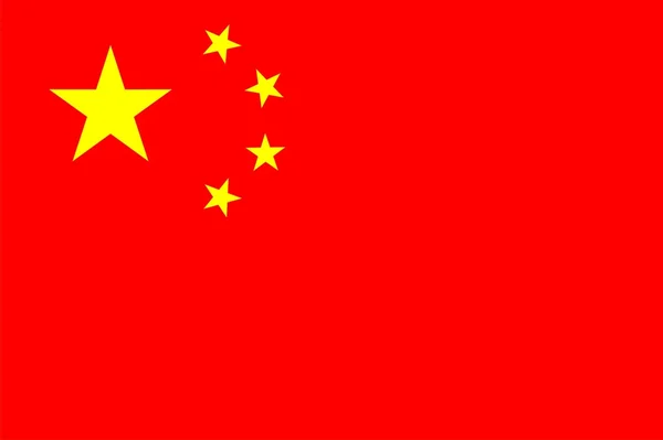 Çin bayrağı — Stok fotoğraf