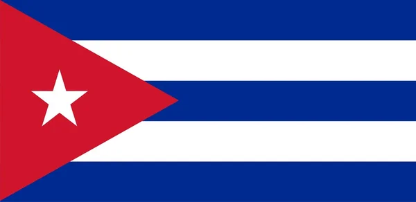 Flagge Kubas — Stockfoto