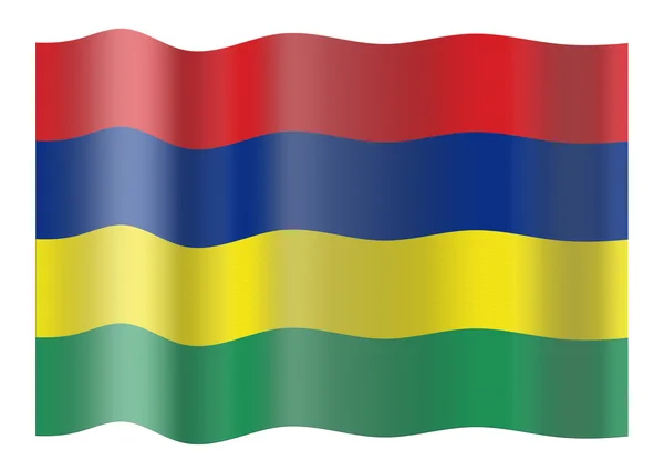 Bandera de Mauricio — Foto de Stock