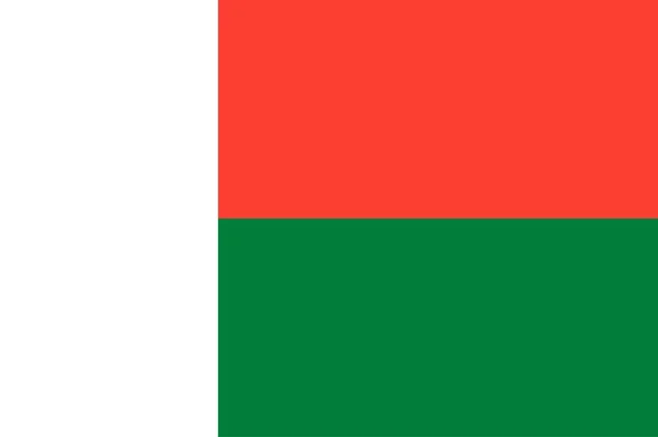 Flag of Madagascar — Stock Photo, Image