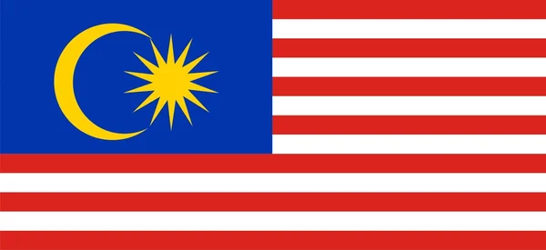 マレーシアの国旗です — ストック写真