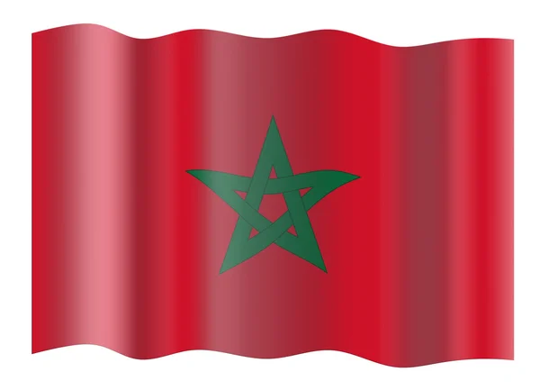 मोरक्को का ध्वज — स्टॉक फ़ोटो, इमेज