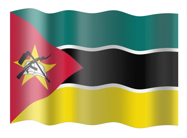 Mozambik zászlaja — Stock Fotó
