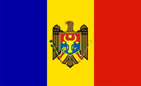 Moldavia Flag — Stock Photo, Image