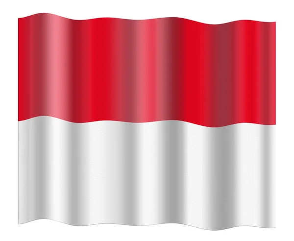 Monaco zászló — Stock Fotó