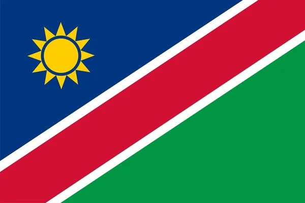 Flagge von Namibia — Stockfoto