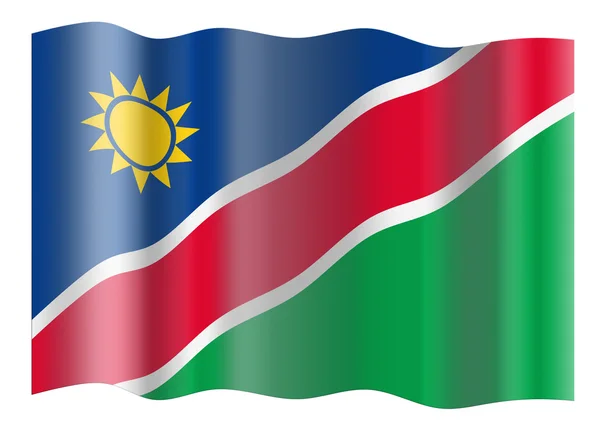 Bandiera di namibia — Foto Stock