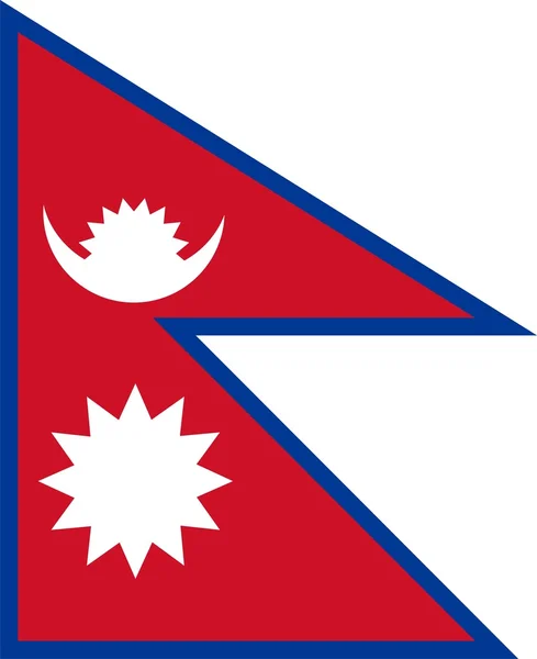 Прапор Непалу — стокове фото