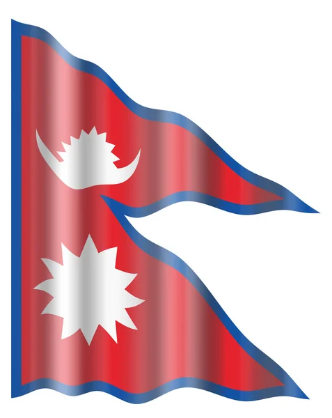 Nepal bayrağı — Stok fotoğraf