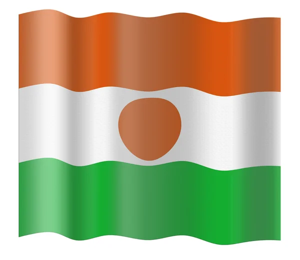 Niger zászlaja — Stock Fotó