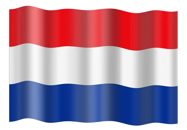 Nizozemsko vlajka — Stock fotografie