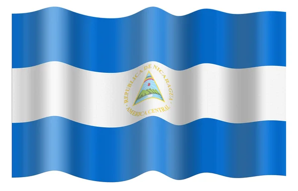 Vlag van nicaragua — Stockfoto
