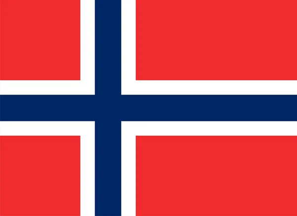 Norsko vlajka národní — Stock fotografie