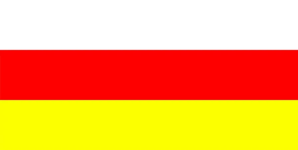 Bandeira ou Ossétia do Sul — Fotografia de Stock