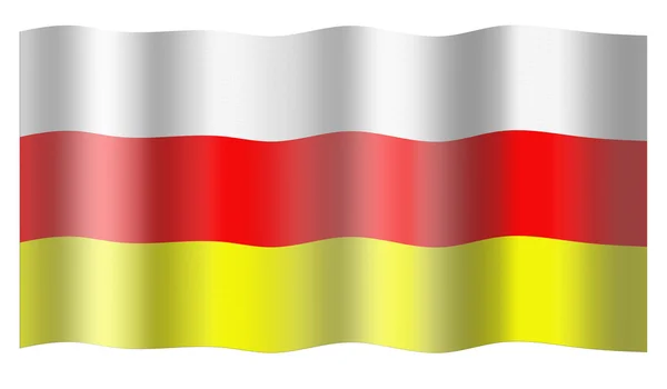 Vlajka nebo Jižní Osetie — Stock fotografie