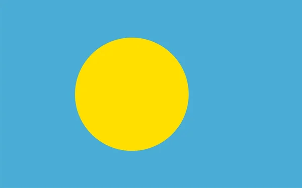 Palau zászlaja — Stock Fotó