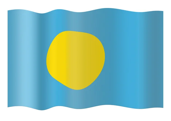 帕劳的旗子 — 图库照片
