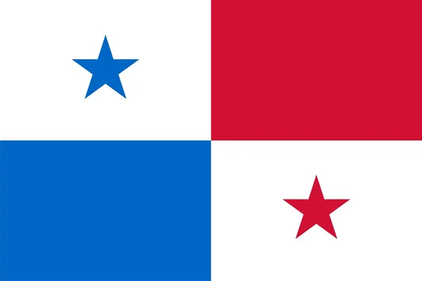 Vlag van panama — Stockfoto