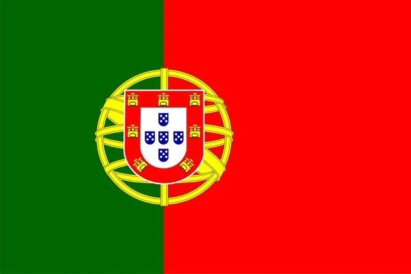 Πορτογαλία σημαία — Φωτογραφία Αρχείου