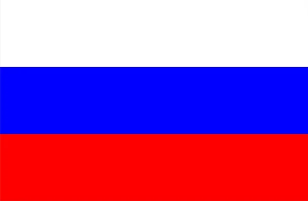 Ryssland flagg — Stockfoto
