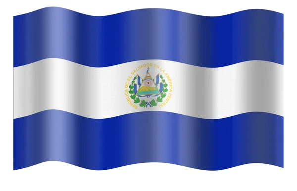 Bandiera di Salvador — Foto Stock
