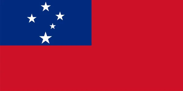 Bandera de samoa —  Fotos de Stock