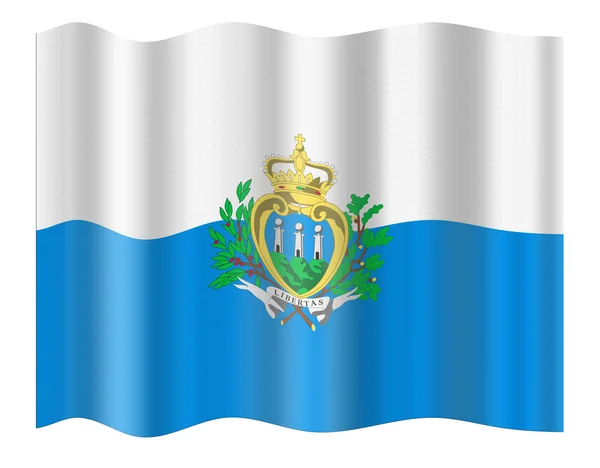 San Marino Flag — Stock Photo, Image