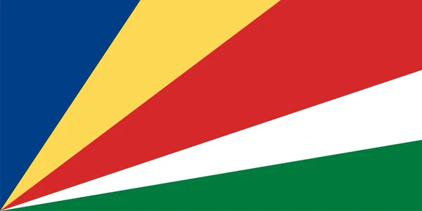 세이셸의 국기 — 스톡 사진