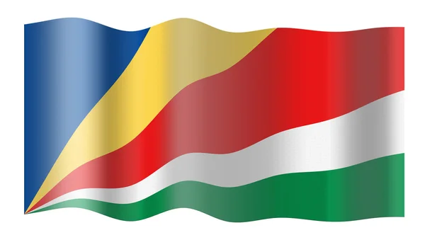Bandera de seychelles — Foto de Stock