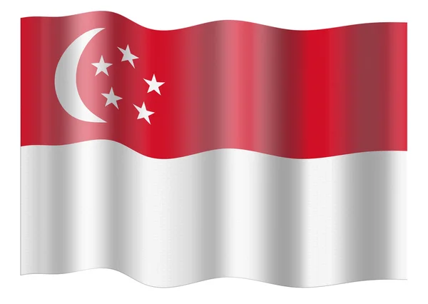 シンガポールの旗 — ストック写真