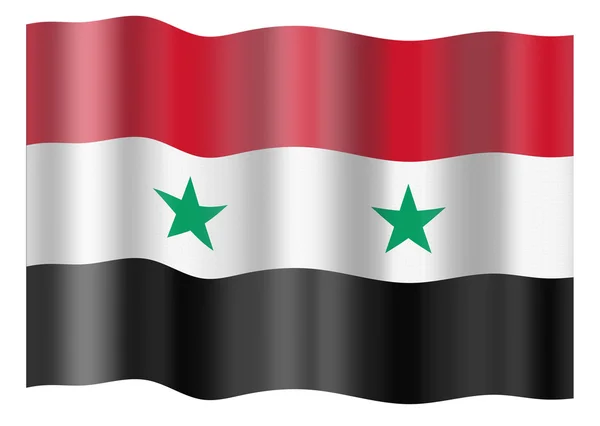 Szíria zászlaja — Stock Fotó