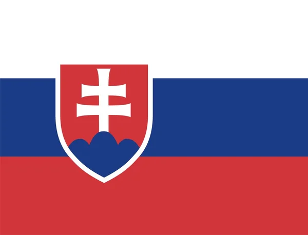 Vlajka Slovensko — Stock fotografie