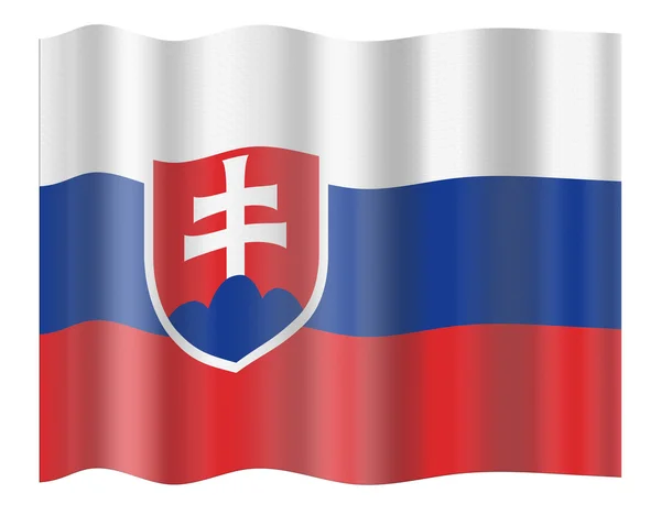 Slovakia Flag — Stock Photo, Image