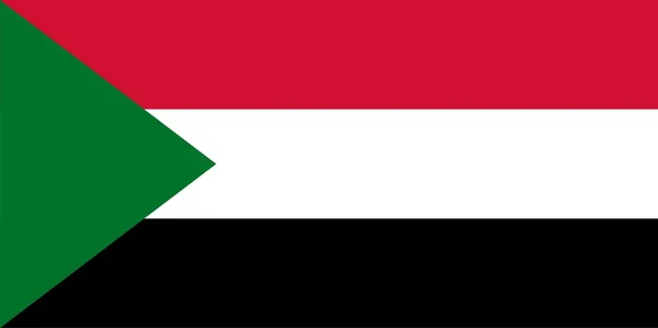 Σημαία του Σουδάν. — Φωτογραφία Αρχείου